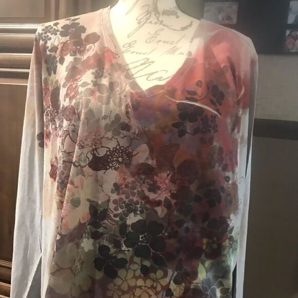 Appropriate Behavior Women's Floral Blouse Size 3X - Picture 12 of 16